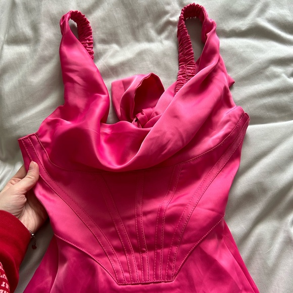 NWT Urban Outfitters Hot Pink Dress - Picture 8 of 10